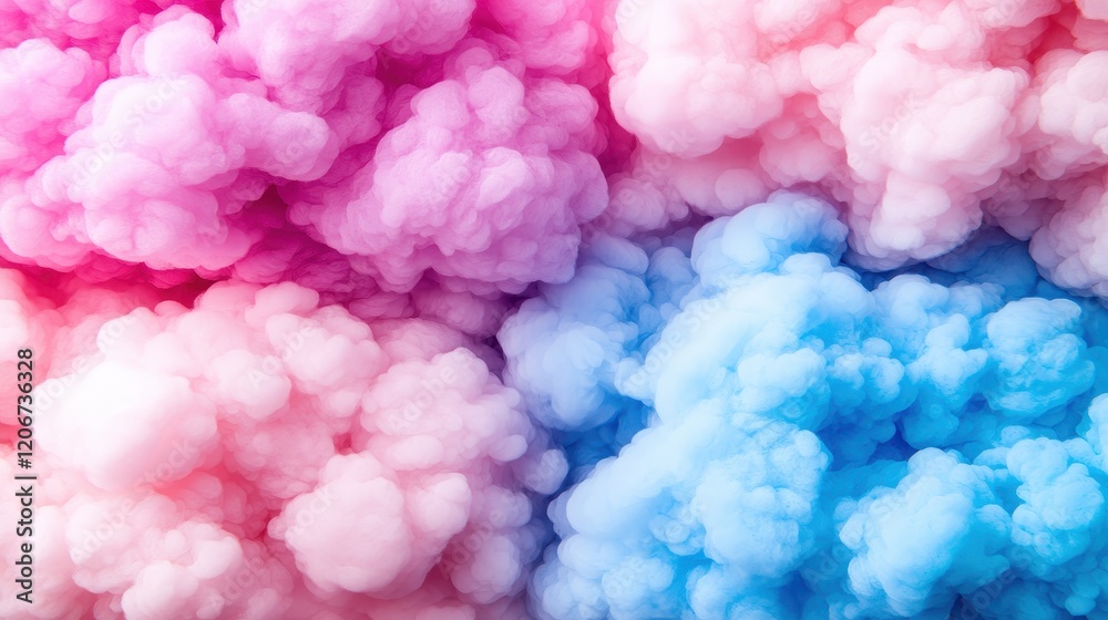Fototapeta premium Abstract Pastel Pink Blue and Purple Ink Cloud Swirl Background Texture