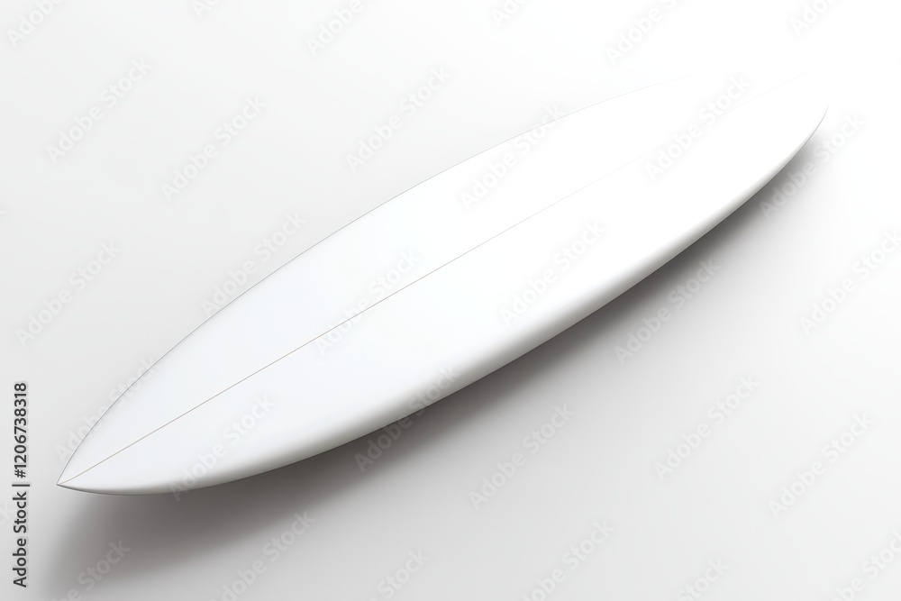 White surfboard isolated on white background. (1) White surfboard isolated on white background. (1)
