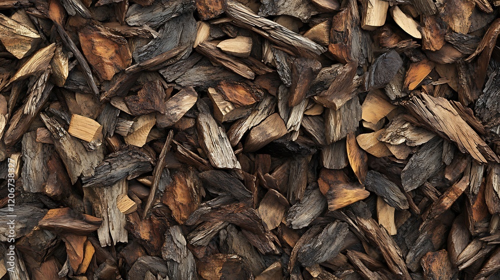 Background of wood chips. Texture of wooden chips. Wood chips Background of wood chips. Texture of wooden chips. Wood chips