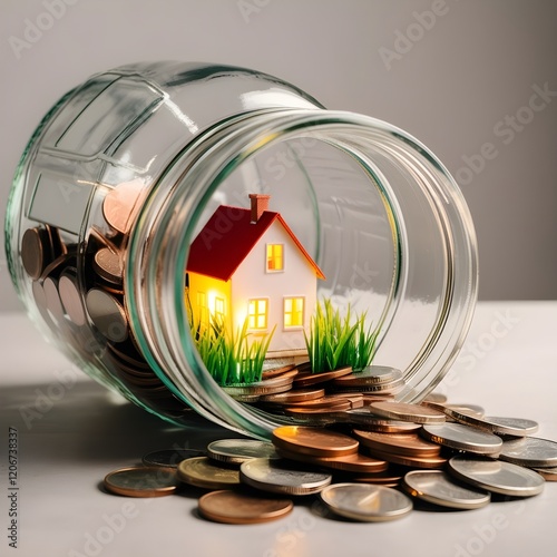 A creative conceptual poster design for the home loan finance sector.