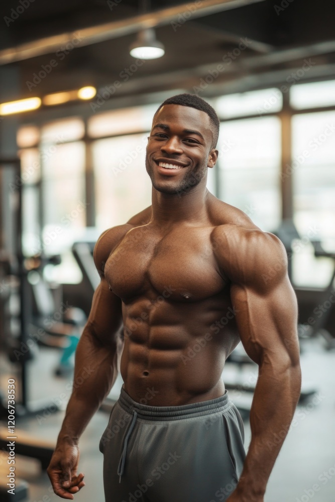 Man Smiling at Gym Man Smiling at Gym