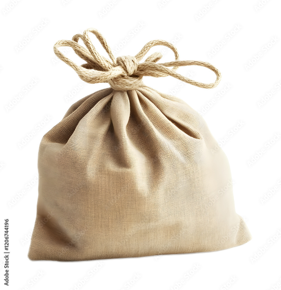 fabric bag isolated on white background fabric bag isolated on white background