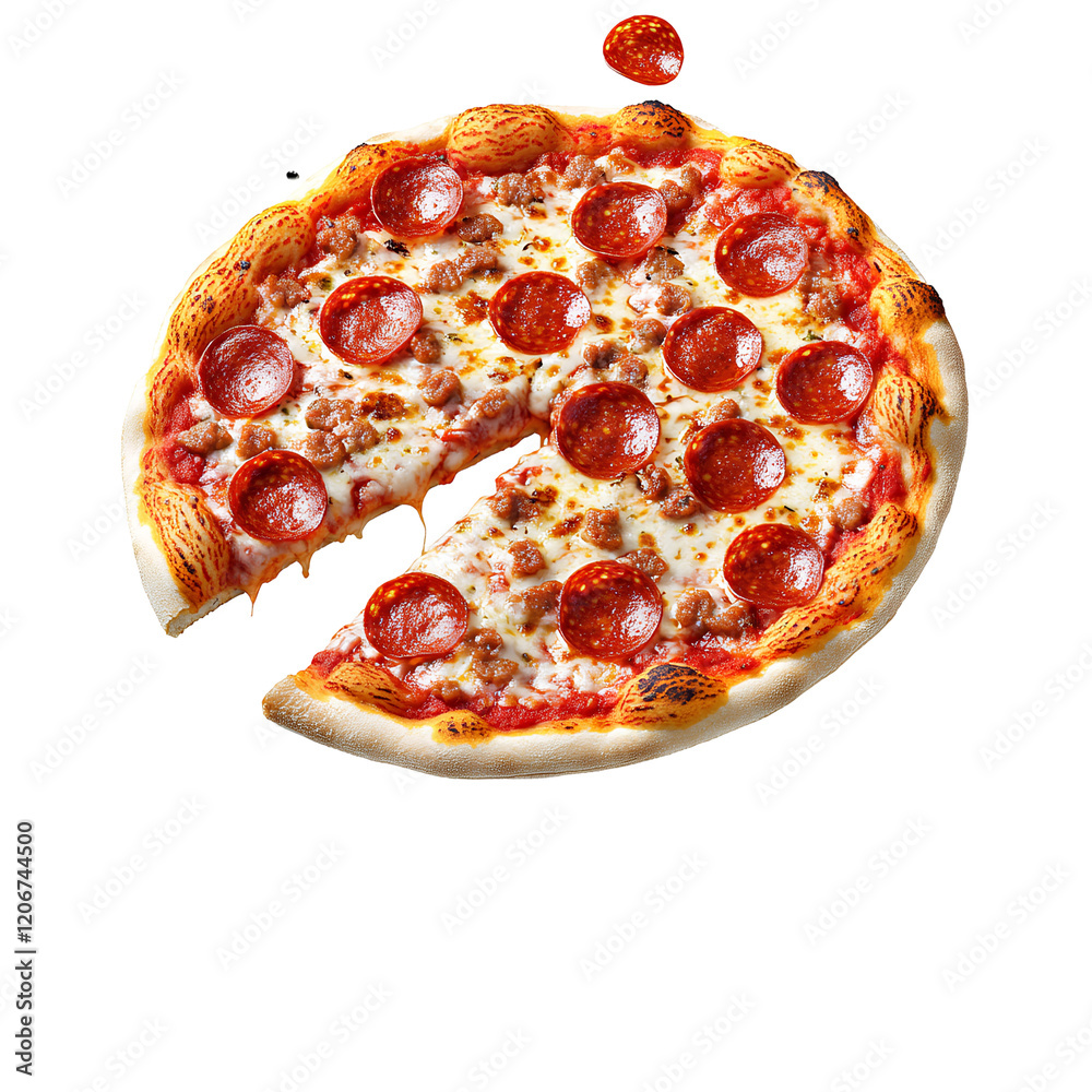 © Touseef - pizza, a beautiful pizza on transparent