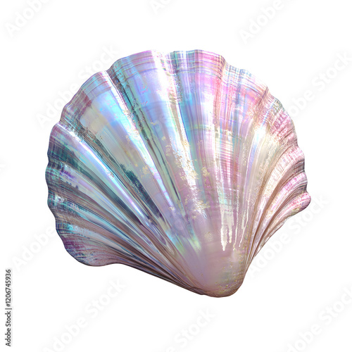 seashell on transparent