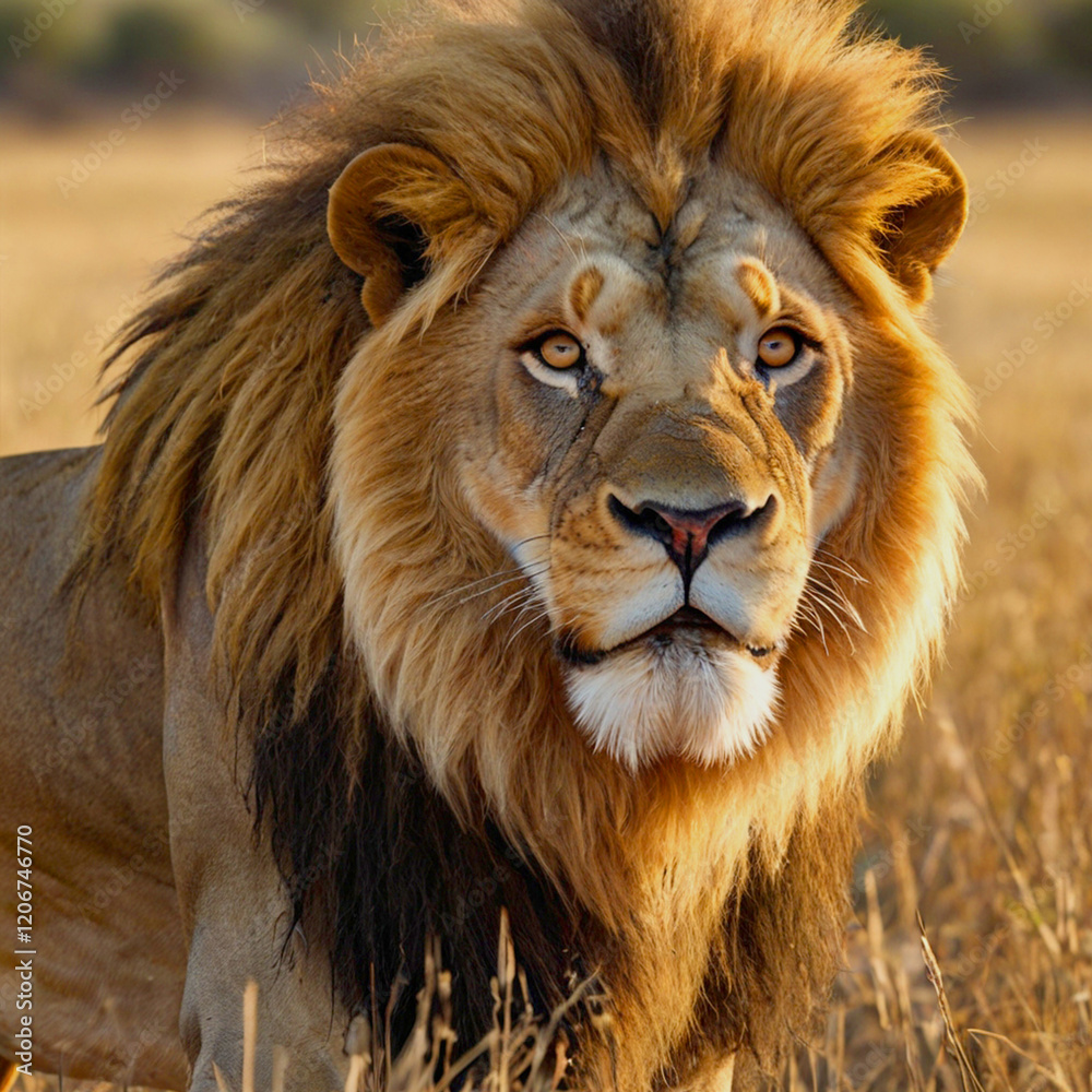 photos of lions in the wild