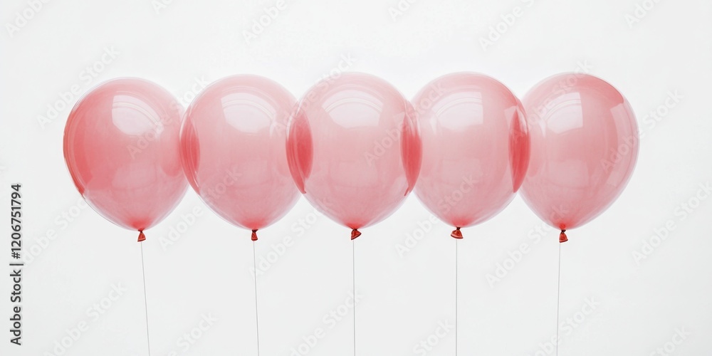 Pink Balloons Floating Pink Balloons Floating