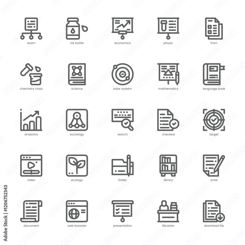 Test Preparation Icon pack for your website, mobile, presentation, and logo design. Test Preparation Icon outline design. Vector graphics illustration and editable stroke. Test Preparation Icon pack for your website, mobile, presentation, and logo design. Test Preparation Icon outline design. Vector graphics illustration and editable stroke.
