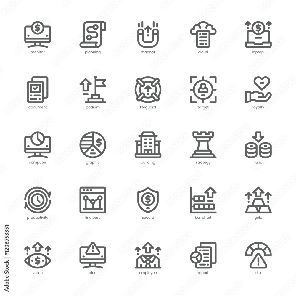 Business Strategy Icon pack for your website, mobile, presentation, and logo design. Business Strategy Icon outline design. Vector graphics illustration and editable stroke. Business Strategy Icon pack for your website, mobile, presentation, and logo design. Business Strategy Icon outline design. Vector graphics illustration and editable stroke.
