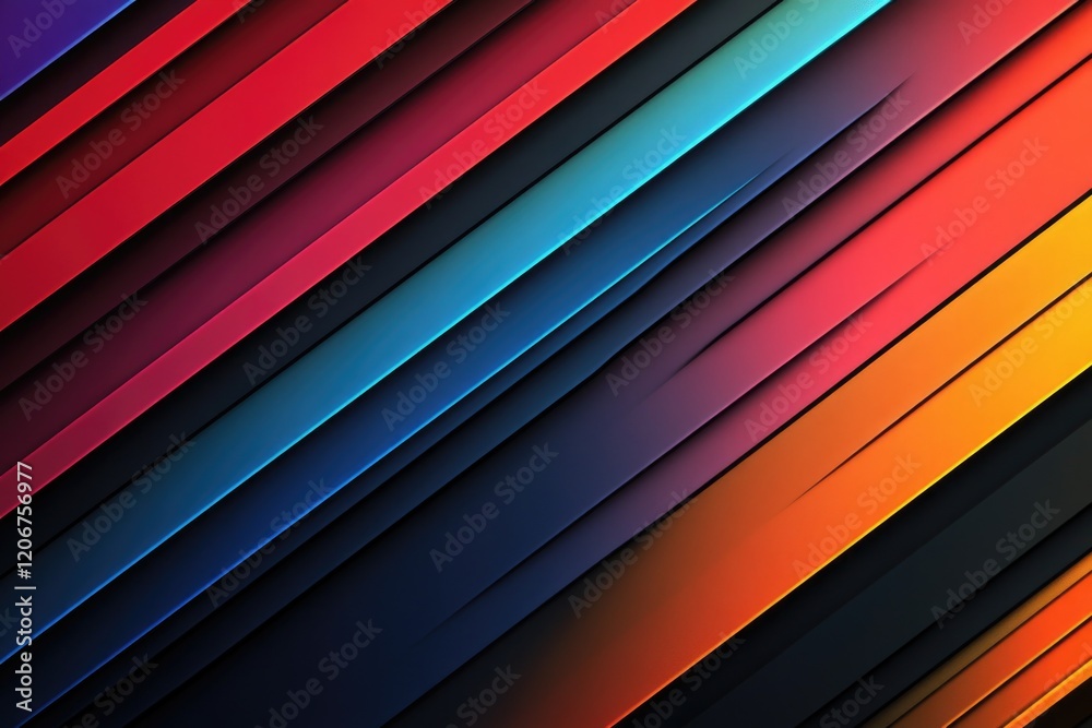Obraz premium Colorful Background with Lines