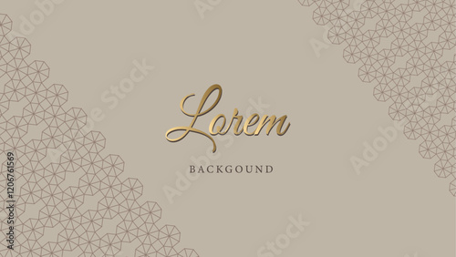 minimalis pattern Islamic ornament background. Vector illustration