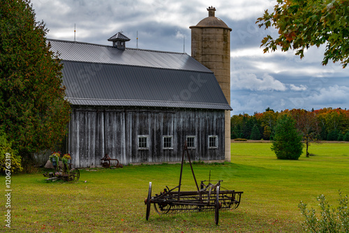 707-34 Barn in Autumn photo