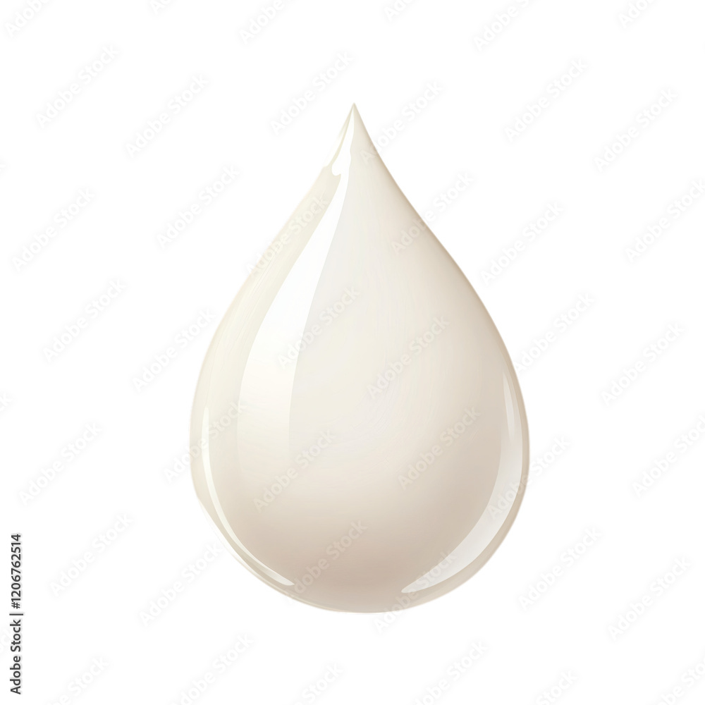 Drop of white milk or yogurt isolated on transparent background Drop of white milk or yogurt isolated on transparent background