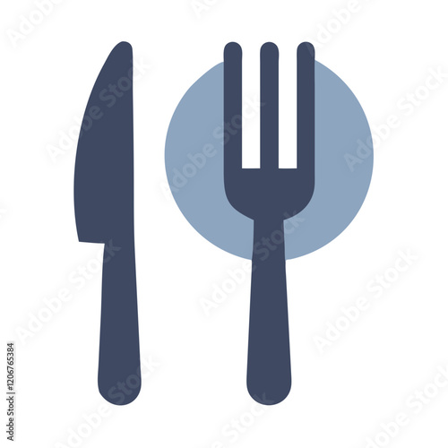 fork knife icon design