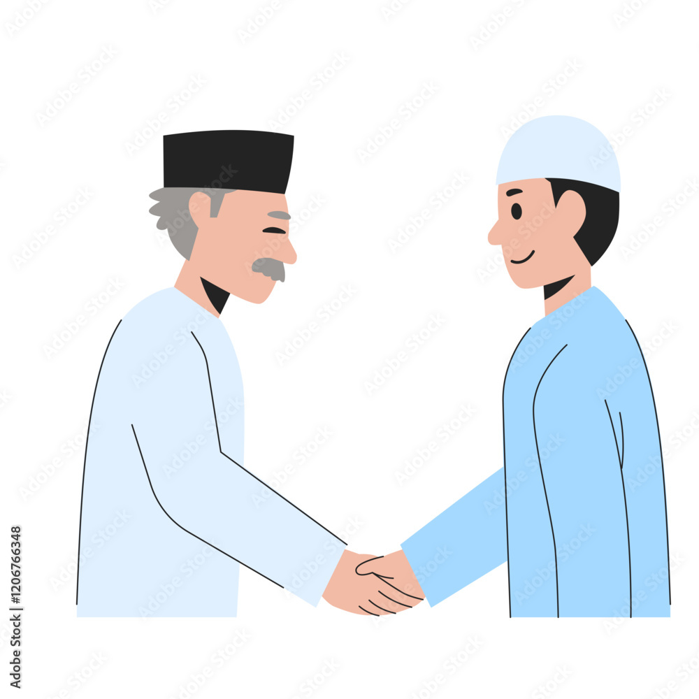 Fototapeta premium Eid Al-Fitr Character