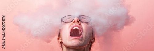 Experiencing the overwhelming impact of foul odors in a surreal sensory overload moment