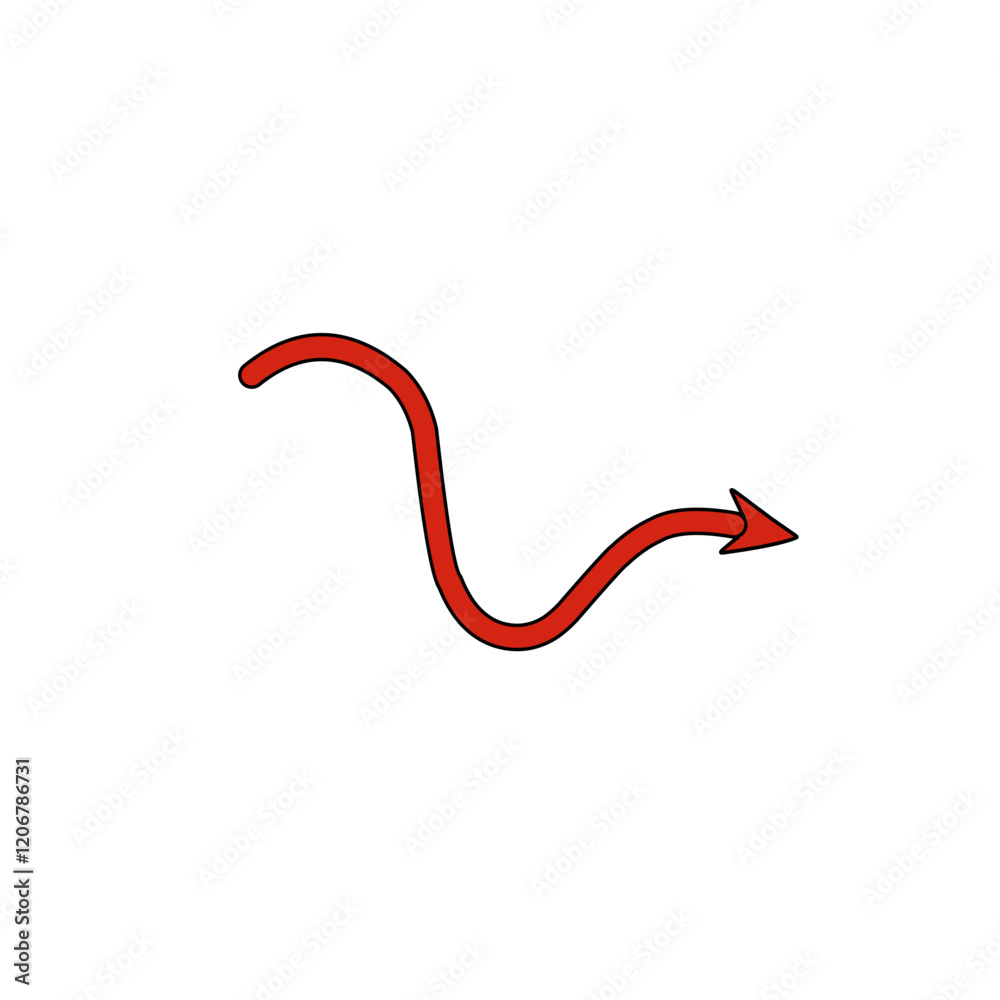 devil tail vector design devil tail vector design