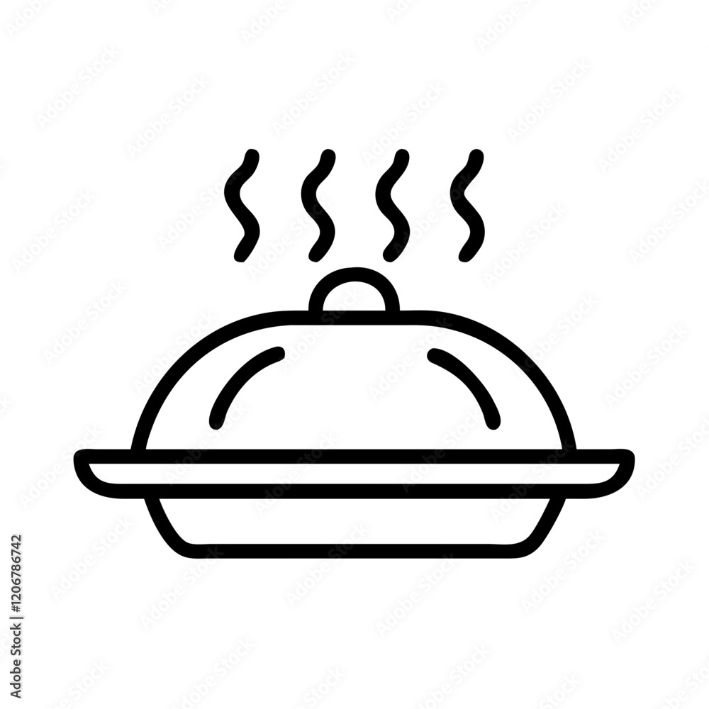 hot food platter icon design hot food platter icon design