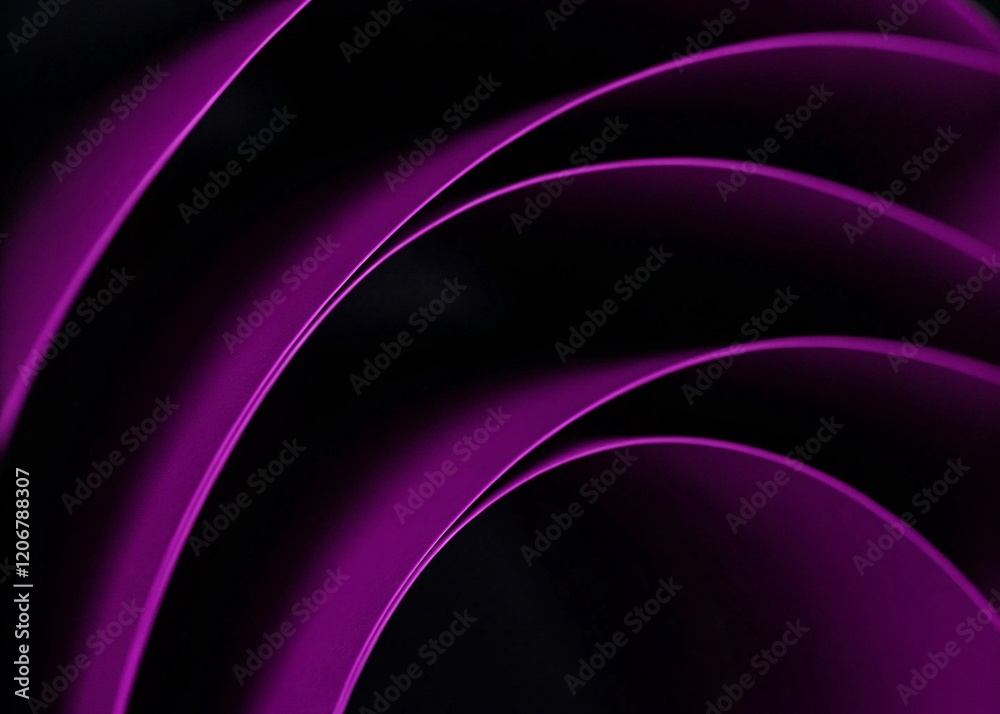 Abstract purple curved shapes on dark background Abstract purple curved shapes on dark background