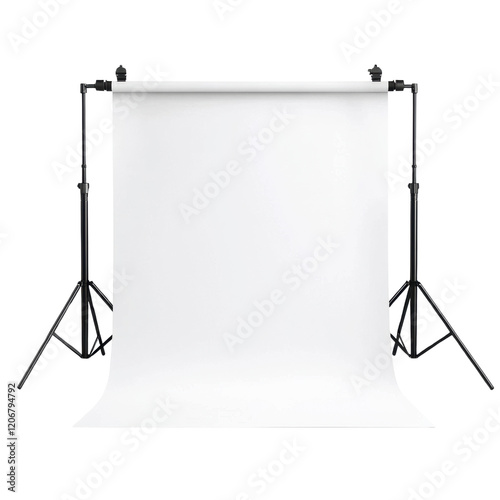 Empty photography backdrop setup for studio shoots