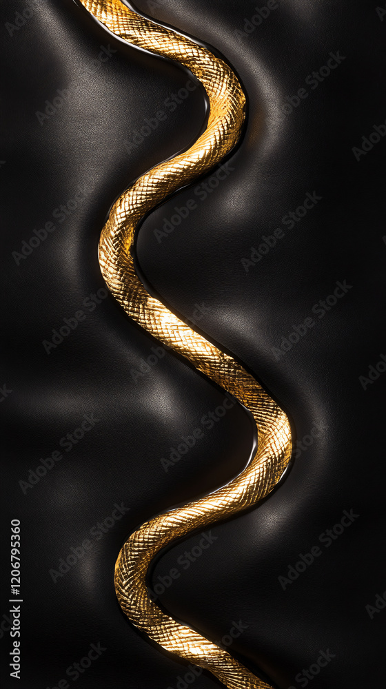 Fototapeta premium Abstract snake designs geometric pattern vibrant color artistic fluidity showcasing elegance modern conceptual wall art digital decor print paint pet beautiful python flow bold artistic wallpaper