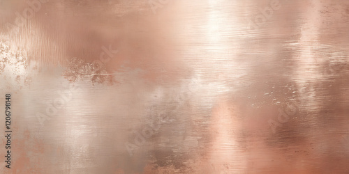 Elegant rose gold metallic background with soft gradient texture for various designs
