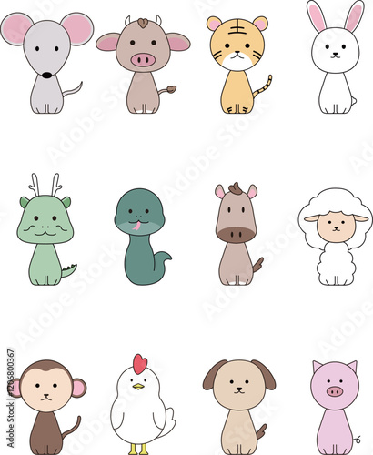 12 zodiac signs