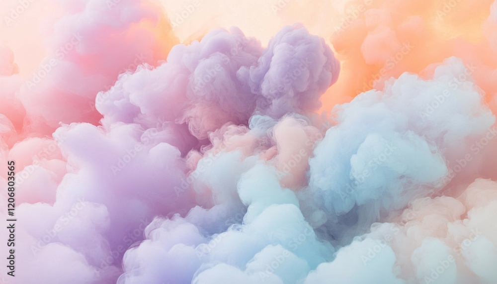 Pastel Colored Clouds Abstract Swirling Texture Pastel Colored Clouds Abstract Swirling Texture