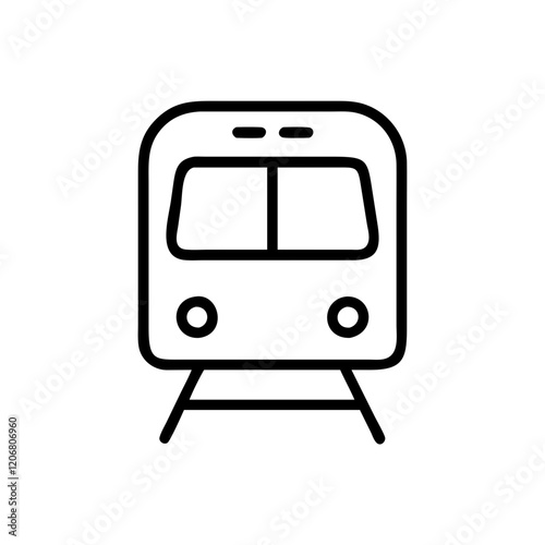 metro train icon design