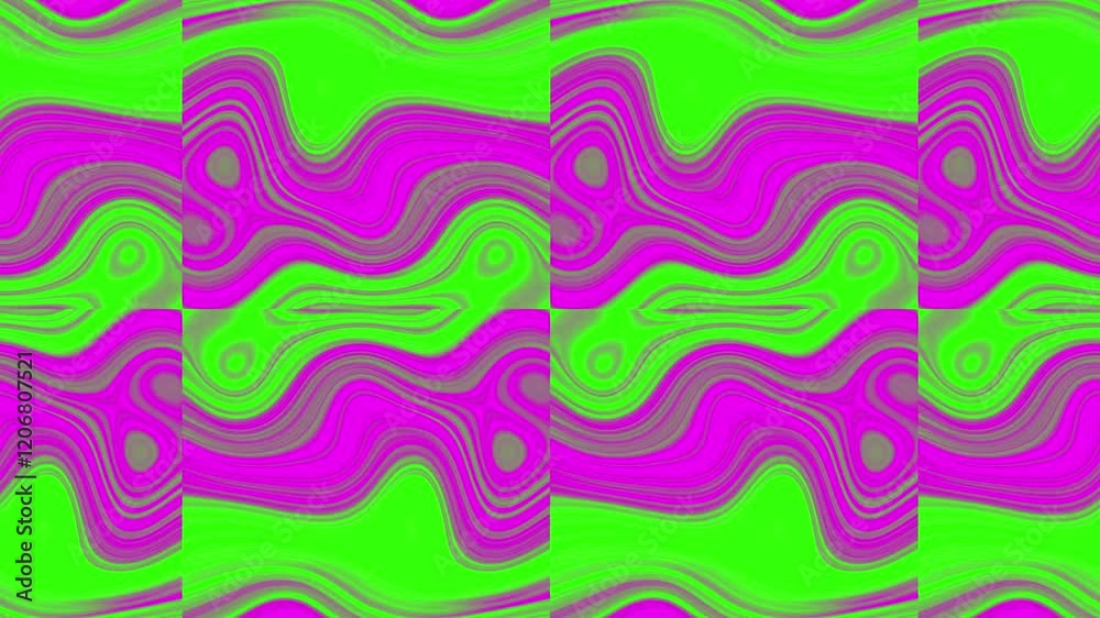 kaleidoscopic fractal swirl animation design, futuristic abstract digital animation background ,Abstract red animated lines wave background.