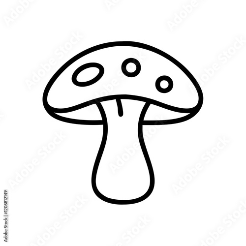 mushroom icon design