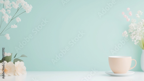 Pastel Serenity: A serene s...