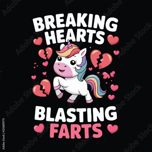 Breaking Hearts, Blasting Farts – A Playful Unicorn Adventure