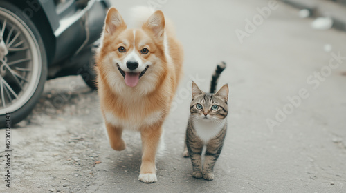 Unlikely Duo: An adorable c...
