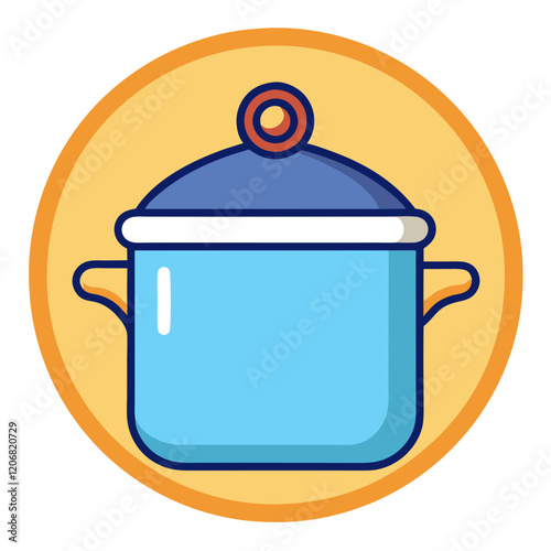 Cooking pot icon design