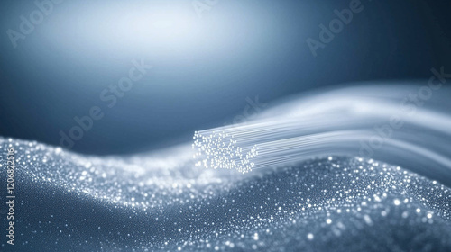 Shimmering Abstract: A mesm...