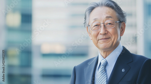 Confident Senior Executive:...