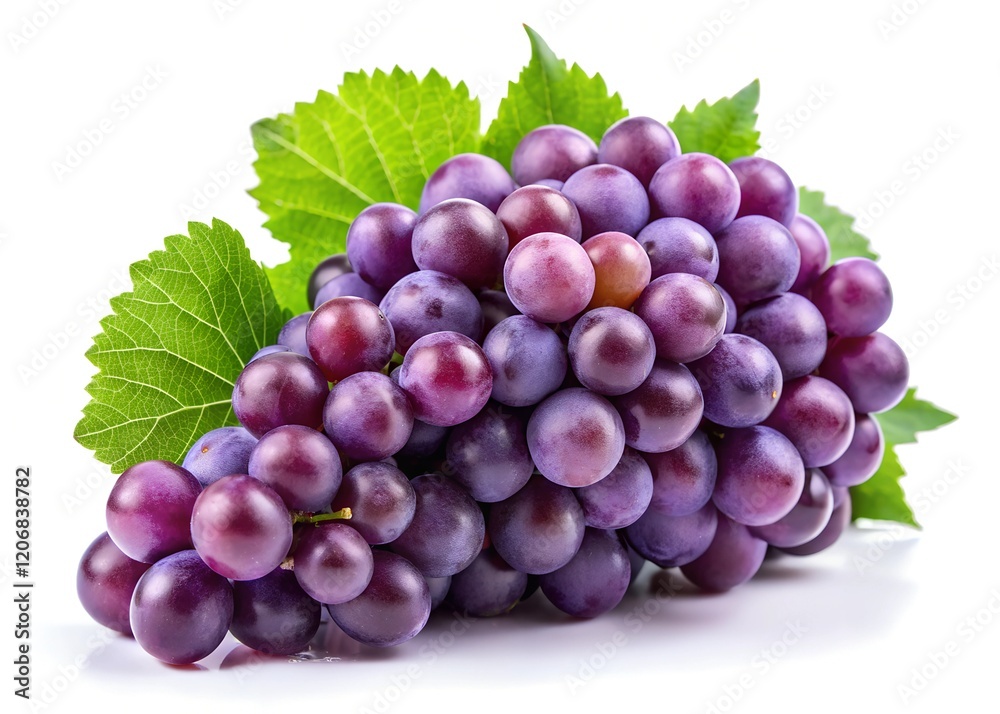 Fototapeta premium bunch of grapes isolated on a white background