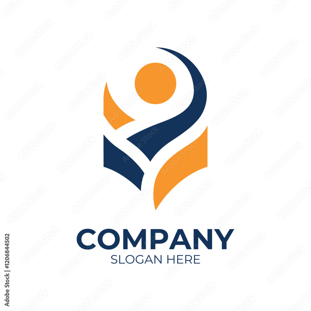 Fototapeta premium Modern Logo Design For Company