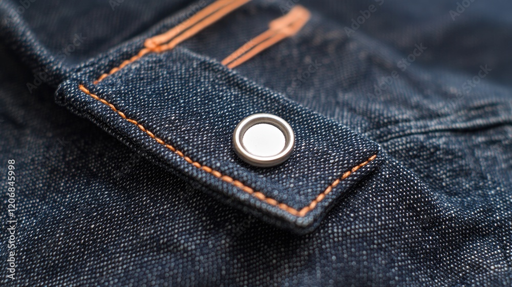 Dark denim jeans shorts laid flat with folded cuffs and bold contrast stitching. Dark denim jeans shorts laid flat with folded cuffs and bold contrast stitching.