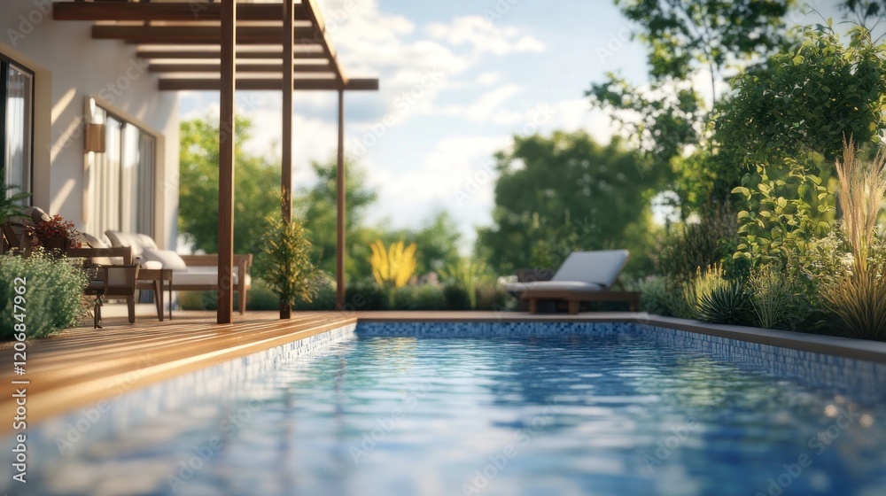 Fototapeta premium Luxury Swimming Pool