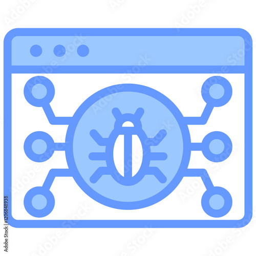 Quarantine Blue Icon