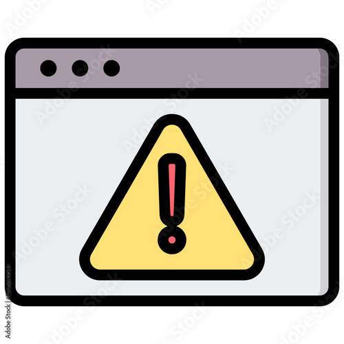 Adware Outline Color Icon