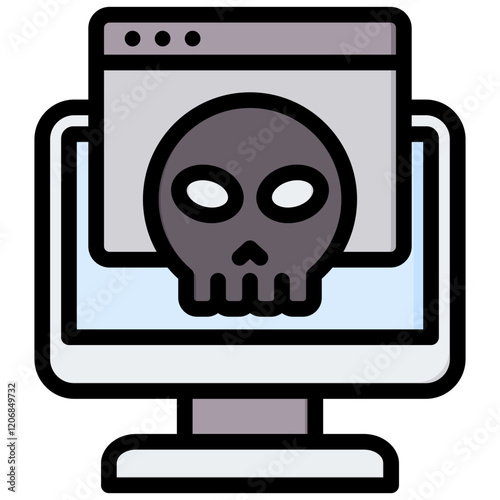 Exploit Outline Color Icon