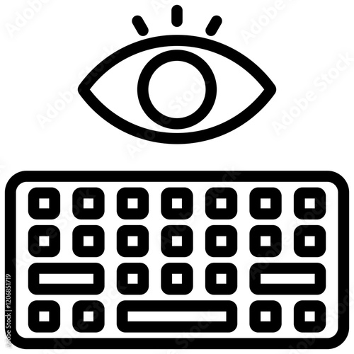 Keylogger Outline Icon