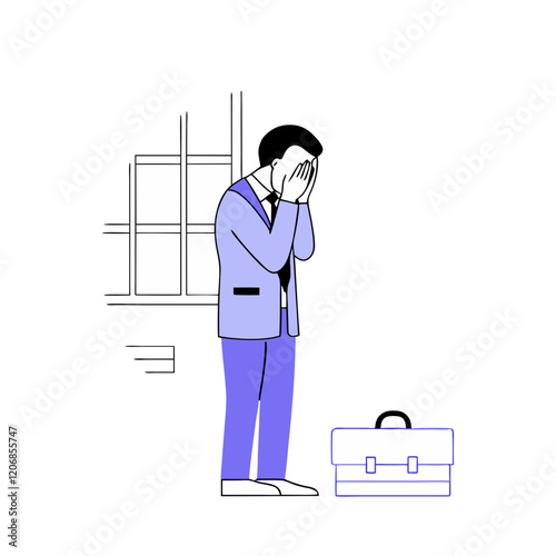 Stressed Businessman.