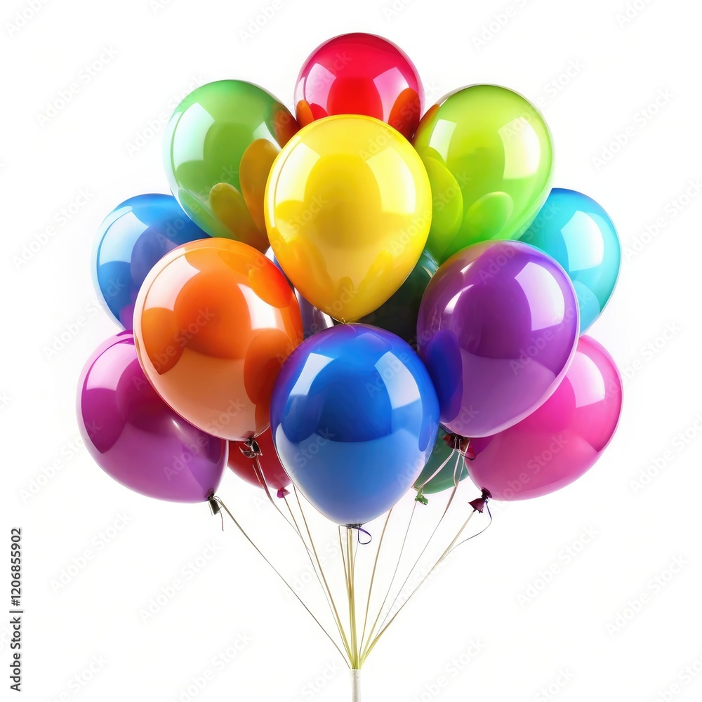 Bunch of floating balloons Bunch of floating balloons