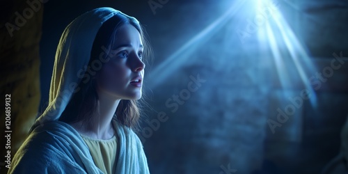 The Angel Gabriel Reveals Another Miracle to Mary: Her Elderly Cousin Elizabeth is Also Pregnant