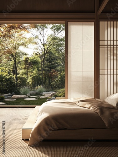 Serene Minimalist Bedroom W...