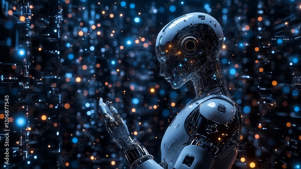 Fototapeta premium Future-Ready AI: Microchip Innovations Powering Tomorrow's Intelligence