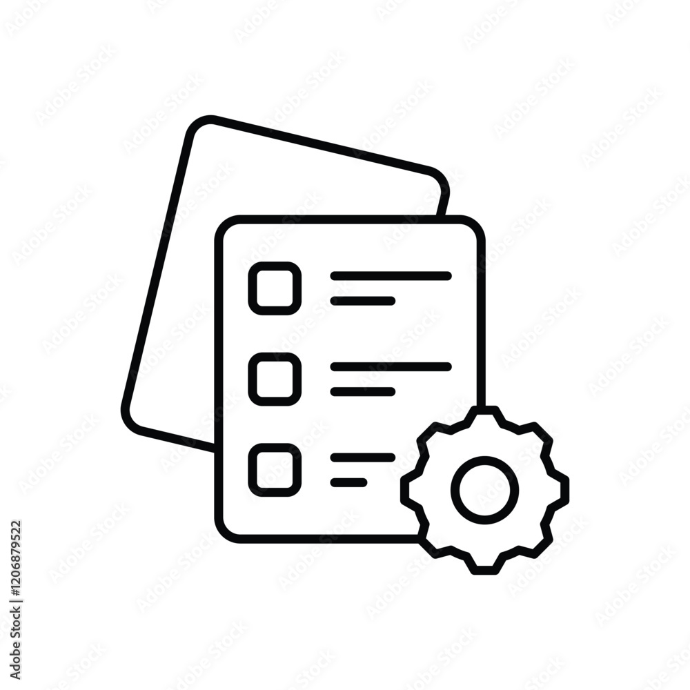Task icon isolated on a white background. Vector illustration. Task icon isolated on a white background. Vector illustration.